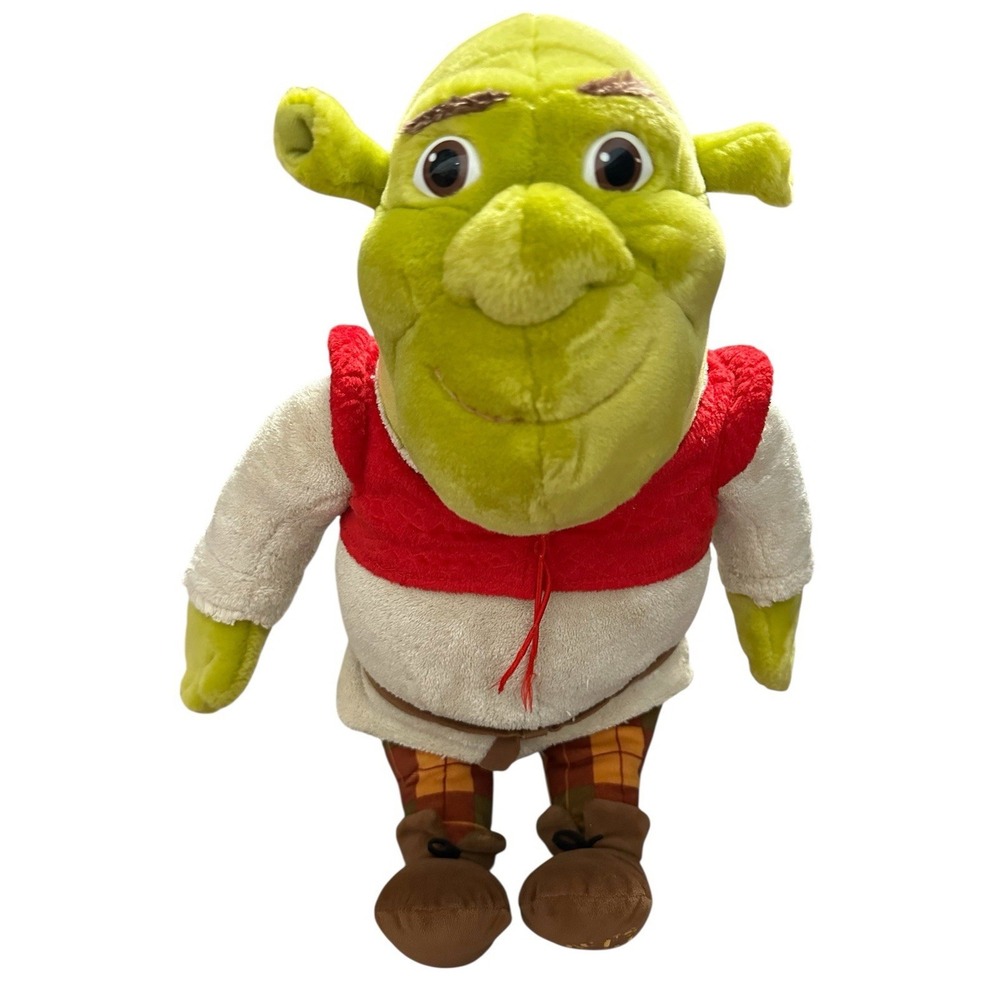 Dreamworks Macy's 2007 Shrek‎ 18" Plush Stuffed Toy Shrek The Third - No Sound